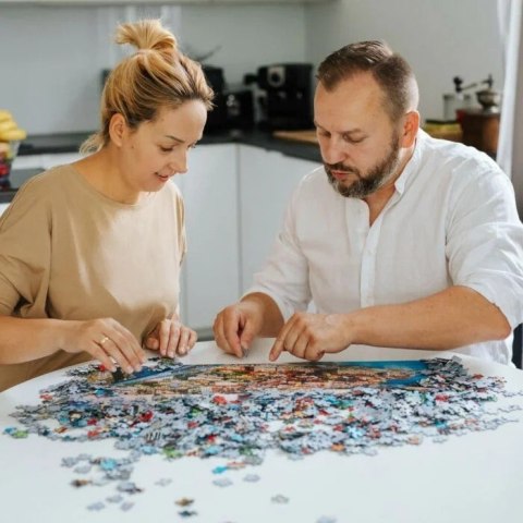 Puzzle 1000 elementów 40-lecie paper art wilk Puzzle 1000 elementów 40-lecie paper art wilk