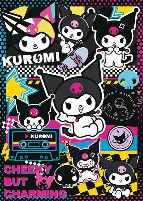 Puzzle 1000 elementów kuromi w świecie hello kitty Puzzle 1000 elementów kuromi w świecie hello kitty