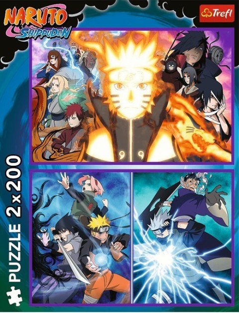 Puzzle 2x200 elementów naruto ninja z wioski ukrytego liścia Puzzle 2x200 elementów naruto ninja z wioski ukrytego liścia