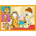 Puzzle 4w1 garfield kocha lazanie