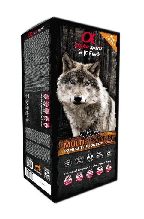 Alpha Spirit Multiprotein Dog Food 9kg Alpha Spirit Multiprotein Dog Food 9kg