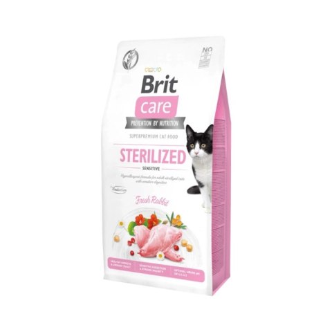 Brit Care Cat Grain-Free Sterilized Sensitive Z Królikiem 7kg Brit Care Cat Grain-Free Sterilized Sensitive Z Królikiem 7kg