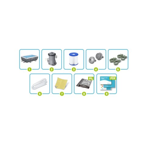 BASEN OGRODOWY STELAŻOWY 282 X 196 X 84 ĆM 10W1 BESTWAY 56629N BASEN OGRODOWY STELAŻOWY 282 X 196 X 84 ĆM 10W1 BESTWAY 56629N