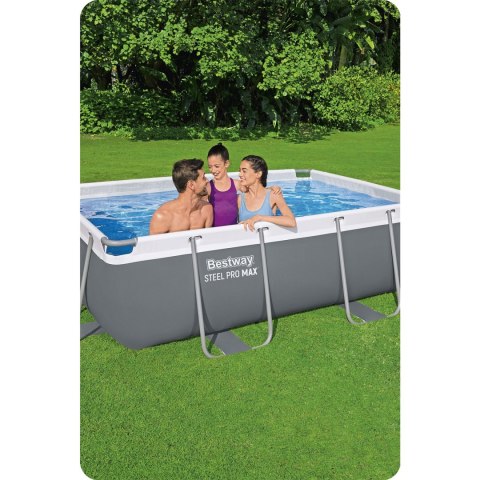 BASEN OGRODOWY STELAŻOWY 282 X 196 X 84 ĆM 10W1 BESTWAY 56629N BASEN OGRODOWY STELAŻOWY 282 X 196 X 84 ĆM 10W1 BESTWAY 56629N