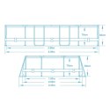 BASEN OGRODOWY STELAŻOWY 305 X 200 X 84 ĆM 10W1 BESTWAY 5614A