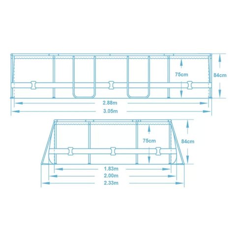 BASEN OGRODOWY STELAŻOWY 305 X 200 X 84 ĆM 10W1 BESTWAY 5614A BASEN OGRODOWY STELAŻOWY 305 X 200 X 84 ĆM 10W1 BESTWAY 5614A