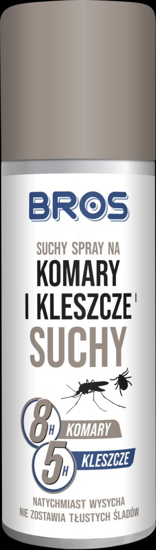 Bros Suchy Spray Na Komary I Kleszcze 90ml Bros Suchy Spray Na Komary I Kleszcze 90ml
