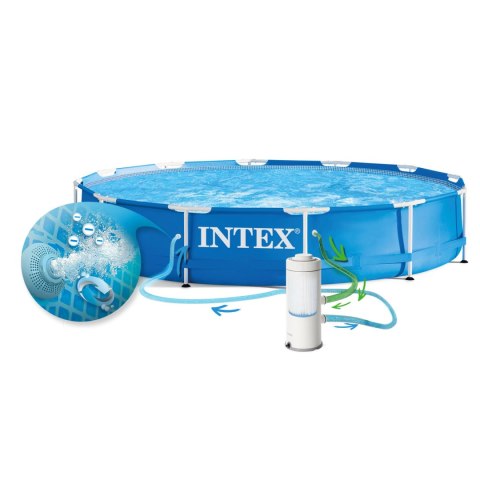 BASEN OGRODOWY STELAŻOWY 366 X 76 ĆM 10W1 INTEX 28212 BASEN OGRODOWY STELAŻOWY 366 X 76 ĆM 10W1 INTEX 28212