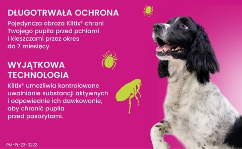 Bayer Kiltix Obroża Na Kleszcze I Pchły Dla Psa 53cm Bayer Kiltix Obroża Na Kleszcze I Pchły Dla Psa 53cm
