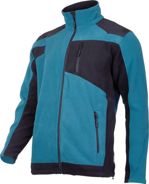 Bluza polar. ze wzmocnieniami turkus.-czar., "xl", ce, lahti Bluza polar. ze wzmocnieniami turkus.-czar., "xl", ce, lahti