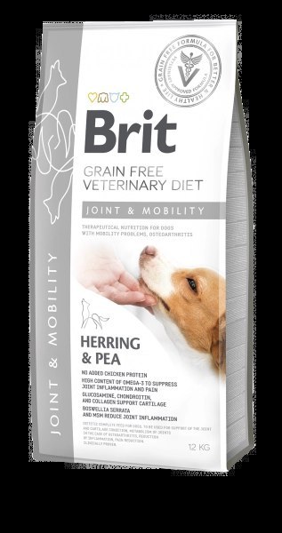 Brit Grain Free Veterinary Diet Dog Joint & Mobility Śledź Z Groszkiem 2kg Brit Grain Free Veterinary Diet Dog Joint & Mobility Śledź Z Groszkiem 2kg