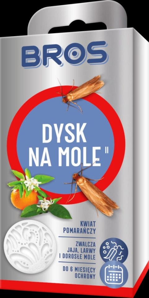 Bros Dysk Na Mole Kwiat Pomarańczy 1szt Bros Dysk Na Mole Kwiat Pomarańczy 1szt