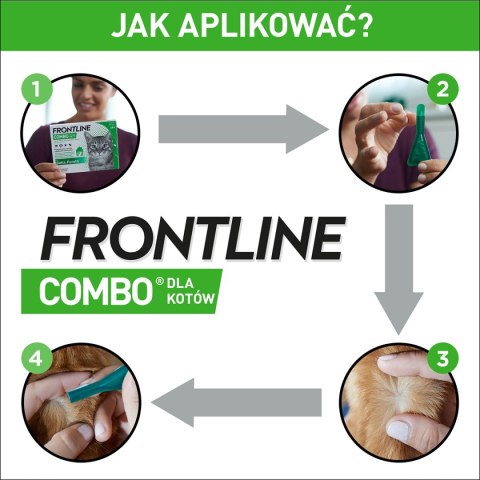 FRONTLINE Combo Spot-On Dla Kotów 3x0,5ml FRONTLINE Combo Spot-On Dla Kotów 3x0,5ml