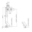 Uchwyt biurkowy do monitora Maclean, uniwersalny, 17"-32", 8kg, MC-853