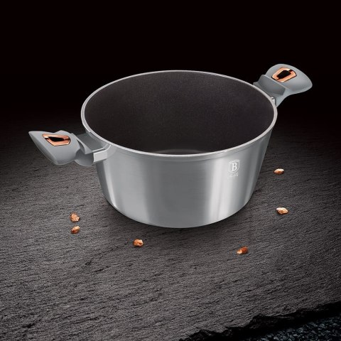 GARNEK TYTANOWY 24cm 4.1L BERLINGER HAUS MOONLIGHT BH-6012