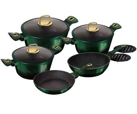 GARNKI 10 EL. BERLINGER HAUS METALLIC EMERALD BH-6065 GARNKI 10 EL. BERLINGER HAUS METALLIC EMERALD BH-6065