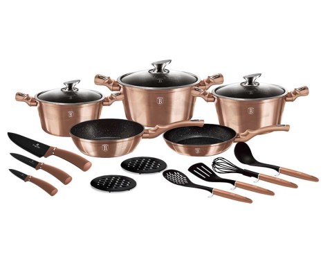 GARNKI BERLINGER HAUS 17 ELE METALLIC ROSE GOLD BH-6161 GARNKI BERLINGER HAUS 17 ELE METALLIC ROSE GOLD BH-6161