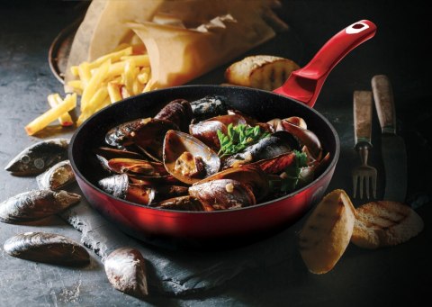 GARNKI BERLINGER HAUS METALLIC BLACK BURGUNDY LINE 15 ELE BH-1632-N