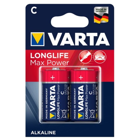 2x bateria R-14 R14 C 1,5V alkaliczna Varta Longlife Max Power 2x bateria R-14 R14 C 1,5V alkaliczna Varta Longlife Max Power