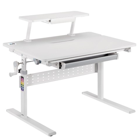 Biurko dla dzieci Ergo Office, z regulacją wysokości, szare, max 40kg,900x600mm, ER-483 Biurko dla dzieci Ergo Office, z regulacją wysokości, szare, max 40kg,900x600mm, ER-483