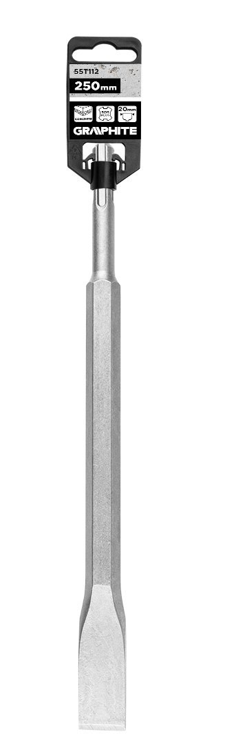 Dłuto płaskie SDS Plus 20 x 14 x 250 mm Dłuto płaskie SDS Plus 20 x 14 x 250 mm