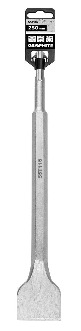 Dłuto płaskie SDS Plus 40 x 14 x 250 mm Dłuto płaskie SDS Plus 40 x 14 x 250 mm