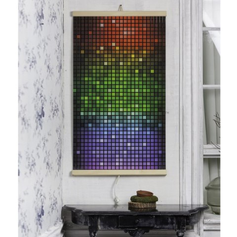 Grzejnik na podczerwień - giętki panel grzewczy 430W TRIO wzór 4 mozaika, wymiary 100x57cm z regulatorem Grzejnik na podczerwień - giętki panel grzewczy 430W TRIO wzór 4 mozaika, wymiary 100x57cm z regulatorem