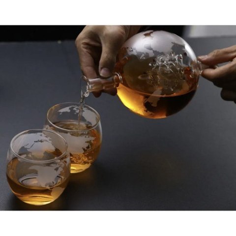 Karafka- globus- zestaw do whisky Malatec 22553 Karafka- globus- zestaw do whisky Malatec 22553