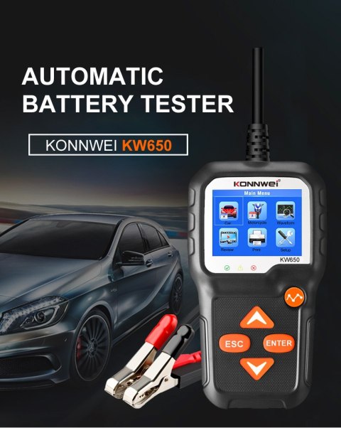 Miernik baterii Konnwei KW650 Miernik baterii Konnwei KW650