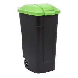 Pojemnik na kółkach do segregacji odpadów 110L zielony