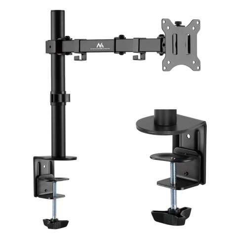Uchwyt biurkowy do monitora LCD Maclean, podwójne ramię, VESA 75x75 oraz 100x100, 17-32", 8kg, MC-883 Uchwyt biurkowy do monitora LCD Maclean, podwójne ramię, VESA 75x75 oraz 100x100, 17-32", 8kg, MC-883