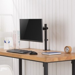 Uchwyt biurkowy do monitora LCD Maclean, podwójne ramię, VESA 75x75 oraz 100x100, 17-32