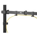 Uchwyt biurkowy do monitora LCD Maclean, podwójne ramię, VESA 75x75 oraz 100x100, 17-32", 8kg, MC-883