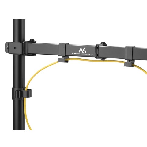 Uchwyt biurkowy do monitora LCD Maclean, podwójne ramię, VESA 75x75 oraz 100x100, 17-32", 8kg, MC-883 Uchwyt biurkowy do monitora LCD Maclean, podwójne ramię, VESA 75x75 oraz 100x100, 17-32", 8kg, MC-883