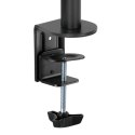 Uchwyt biurkowy do monitora LCD Maclean, podwójne ramię, VESA 75x75 oraz 100x100, 17-32", 8kg, MC-883