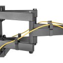 Uchwyt do telewizora Maclean, max VESA 600x400, 37-85", 60kg, czarny, MC-881