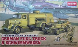 German fuel truck & schwimmwagen
