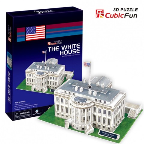 Puzzle 3d biały dom Puzzle 3d biały dom