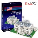Puzzle 3d biały dom