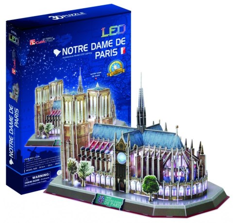 Puzzle 3d notre dame (Światło) Puzzle 3d notre dame (Światło)