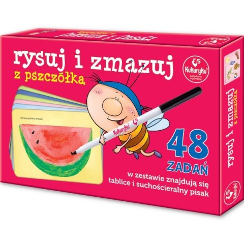 Rysuj i zmazuj z pszczółką Rysuj i zmazuj z pszczółką