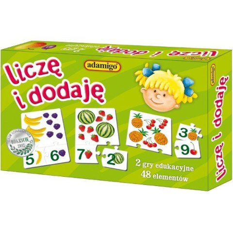 Układanka, liczę i dodaję Układanka, liczę i dodaję
