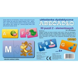 Układanka puzzlowa abecadło