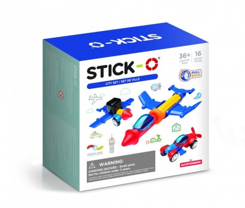 Klocki sick-o zestaw miejski 16 elementów Klocki sick-o zestaw miejski 16 elementów