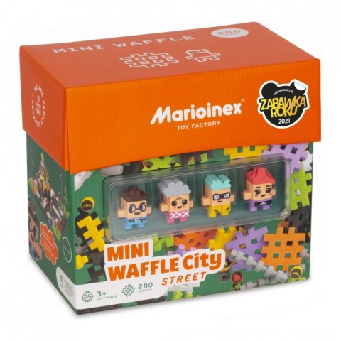Klocki waffle mini - ulica 280 elementów Klocki waffle mini - ulica 280 elementów