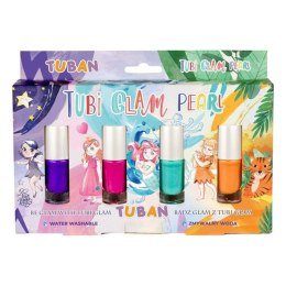 Lakier tubi glam zestaw 4 szt. - perłowy