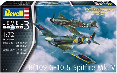 Model plastikowy bf109g-10 & spitfire mk.v Model plastikowy bf109g-10 & spitfire mk.v