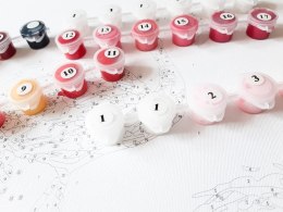 Obraz paint it! malowanie po numerach. przyjaciele z safari