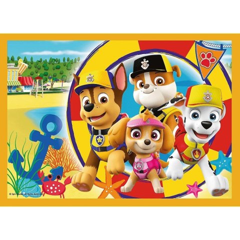 Puzzle 4w1 wakacyjny psi patrol Puzzle 4w1 wakacyjny psi patrol