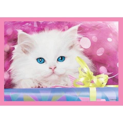 Puzzle 4w1 zabawne kotki Puzzle 4w1 zabawne kotki